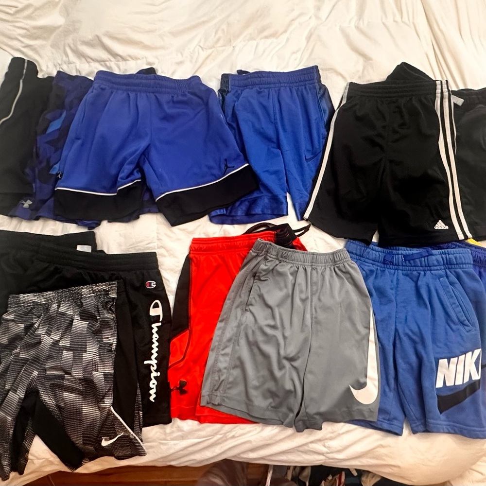 14 pairs of name brand boy shorts